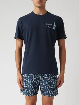 Mc2 Saint Barth | Cotton Classic T-shirt Cpt Gin Tonic T-shirt,商家Italist,价格¥856