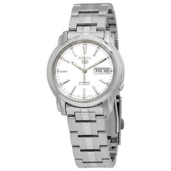 精工5号图片, Seiko | Series 5 Automatic White Dial Mens Watch SNKL75K1商品图片 4.9折