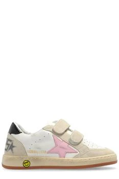 Golden Goose | Golden Goose Kids Ball Star Strap Distressed Sneakers,商家Cettire,价格¥1314