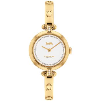 Coach | Women's Cary Gold-Tone Bangle Bracelet Watch, 26mm商品图片,7折