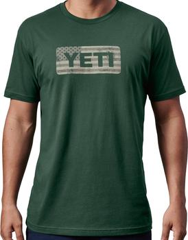 YETI怎么选, YETI | YETI Men's Flag Badge Graphic T-Shirt商品图片 7.5折起