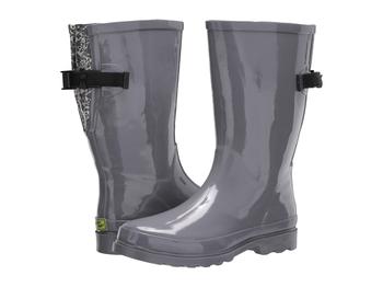 Waterproof Printed Wide Calf Rain Boot