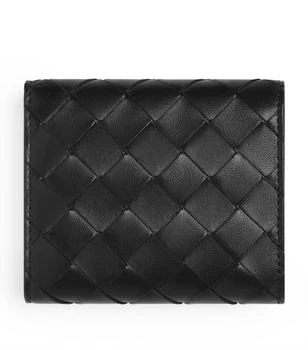 Bottega Veneta | Leather Intrecciato Trifold Wallet 