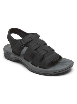 推荐Mens Byron Fisherman Sandal - Medium Width in Black商品