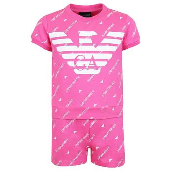 推荐Girls Pink Top & Shorts Set商品