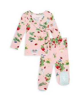 Posh Peanut | Girls' Annabelle Tie Front Ruffled Top & Footed Pants Set - Baby,商家Bloomingdale's,价格¥207