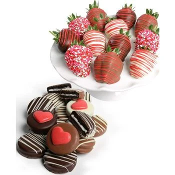 Chocolate Covered Company | Love Sprinkles Belgian Strawberries and Oreo Cookies, 24 Piece,商家Macy's,价格¥714