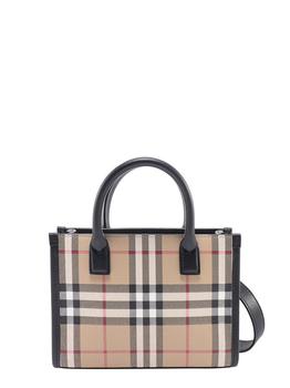 burberry托特包, Burberry | Burberry Mini Vintage Check Tote Bag商品图片 8.8折