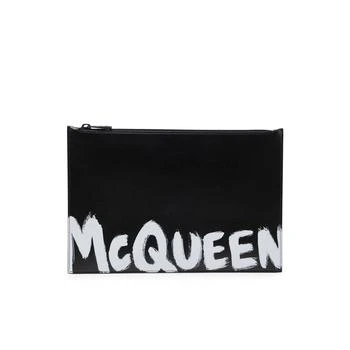 Alexander McQueen | Alexander Mcqueen Leather Logo Clutch,商家T.Luxy,价格¥2910