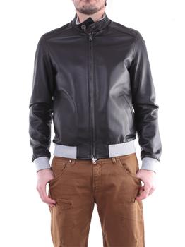 商品EMANUELE CURCI Leather jackets Men Brown图片