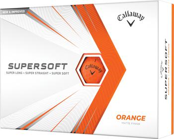 商品Callaway 2021 Supersoft Matte Orange Golf Balls图片