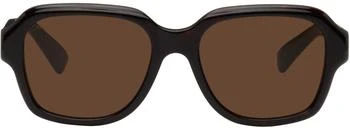 推荐Tortoiseshell Square Sunglasses商品