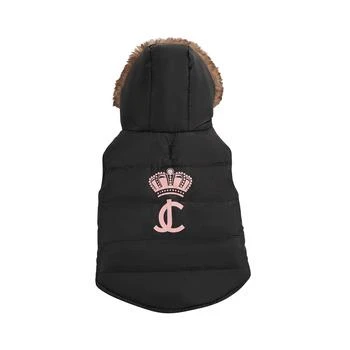 Juicy Couture | Faux Fur Hooded Pet Jacket for Dogs and Cats, Extra Small/Small,商家Macy's,价格¥222