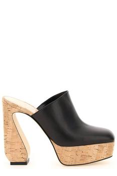 yee si, Si Rossi | Si Rossi Slip-On Cork Platform Mules商品图片 7.6折