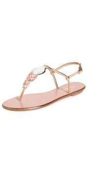 推荐Aquazzura Off To Ibiza T 字凉鞋商品