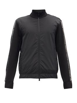 moncler polo, Moncler | Logo-tape cotton-jersey track jacket商品图片 