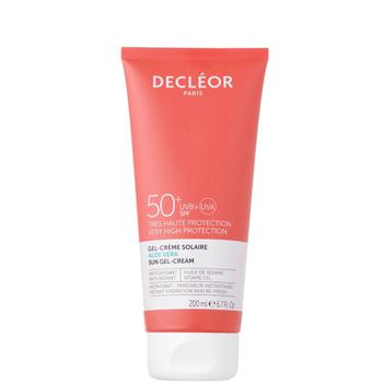 推荐DECLÉOR Aloe Vera Suncare Gel-Cream SPF50+ 200ml商品