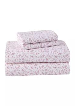Eddie Bauer评价, Eddie Bauer | Paisley Prance Flannel Sheet Set商品图片 5折