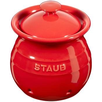 商品Staub | Staub Ceramic Round Garlic Keeper - Cherry,商家The Hut,价格¥179图片