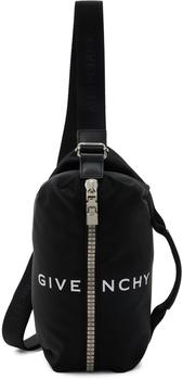 施华洛世奇纪梵希腰包, Givenchy | Black G-Zip Bum Bag商品图片 