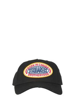 推荐Dsquared2 Logo Embroidered Baseball Cap商品
