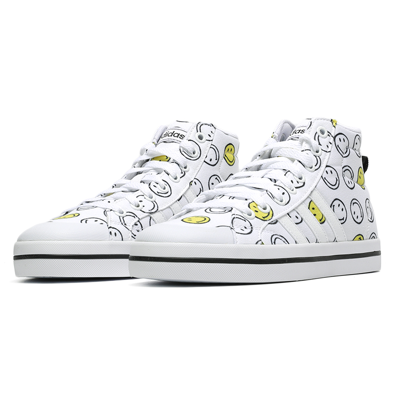 阿迪达斯男鞋帆布鞋, Adidas | BRAVADA MID男女运动休闲鞋中帮板鞋帆布鞋商品图片 5.1折, 包邮包税