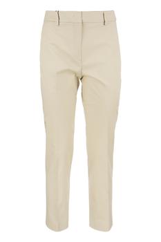推荐WEEKEND MAX MARA CECCO - Cotton gabardine trousers商品