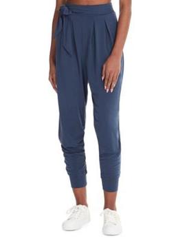 Marc New York by Andrew Marc | Knotted Waist Pleated Joggers商品图片,3.7折