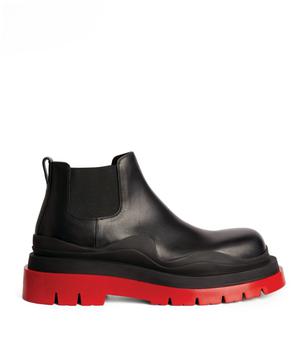 bottega veneta鞋马丁靴, Bottega Veneta | Leather Tire Chelsea Boots商品图片 