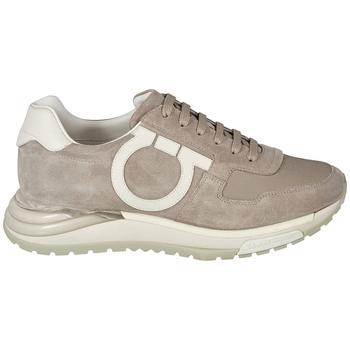 菲拉格慕男鞋板鞋, Salvatore Ferragamo | Gancini Rainbow Running Suede Sneakers商品图片 5.6折