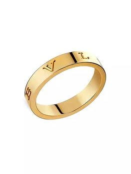 BVLGARI | 18K Gold Logo Ring,商家Saks Fifth Avenue,价格¥8702