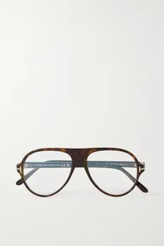 推荐超大款玳瑁纹板材 D 形框光学眼镜商品