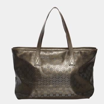 推荐Gucci Brown GG Imprime Tote Bag商品