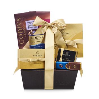 商品Godiva | Chocolate Celebration Classic Ribbon Gift Basket,商家Macy's,价格¥553图片