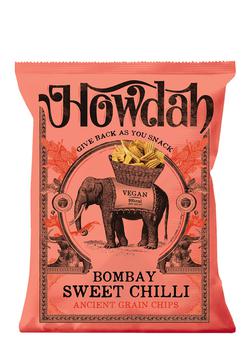 商品Howdah | Bombay Sweet Chilli Ancient Grain Chips 130g,商家Harvey Nichols,价格¥29图片