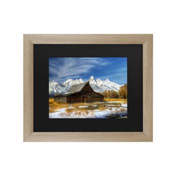 推荐Pierre Leclerc Iconic Barn Grand Teton Matted Framed Art - 27" x 33"商品