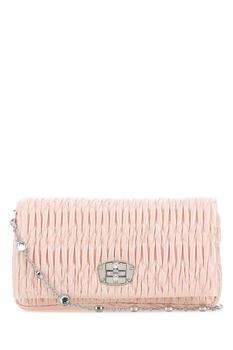 Miu Miu | Miu Miu Miu Crystal Fold-Over Shoulder Bag商品图片,7.3折