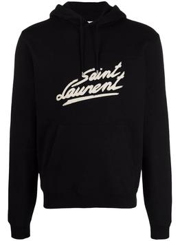 推荐Saint L AU Rent Men's  Black Cotton Sweatshirt商品