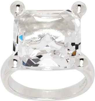 Mondo Mondo | Silver Atomic Square Ring,商家SSENSE,价格¥3012