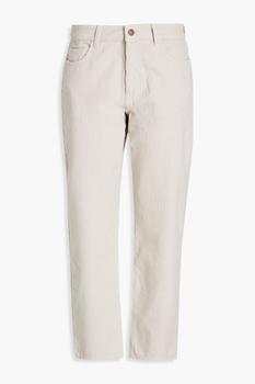 ba&sh | Soja cropped cotton-corduroy straight-leg pants商品图片,2.9折