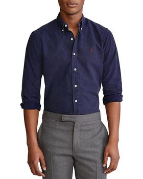 商品Classic Fit Long Sleeve Cotton Oxford Button Down Shirt图片