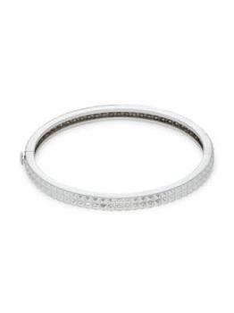 商品Roberto Coin | 18K White Gold Patterned Bangle Bracelet,商家Saks OFF 5TH,价格¥17669图片