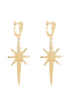 Eye Candy LA | North Star Drop Earrings商品图片,5折