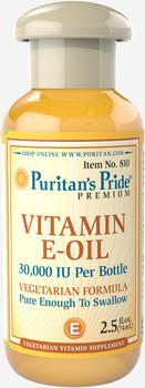Puritan's Pride | Vitamin E in an Oil Blend 2.5 fl oz Oil商品图片,