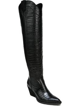 ZODIAC | Rory Womens Faux Leather Snake Print Knee-High Boots商品图片,7.2折