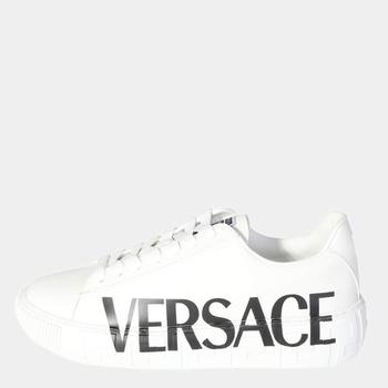 推荐Versace White V-Greca Low Sneakers  (40 EUR)商品