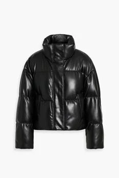 推荐Tatum quilted faux leather jacket商品