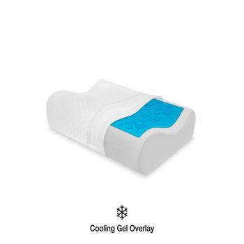 商品CLOSEOUT! Essential Collection Gel-Overlay Memory Foam Contour Bed Pillow图片