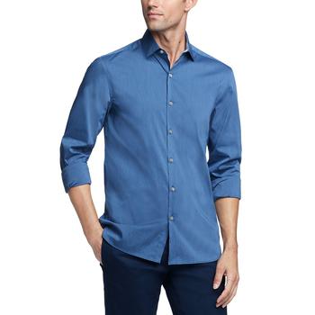 product Men's Slim-Fit Never-Tuck Dress Shirt image
