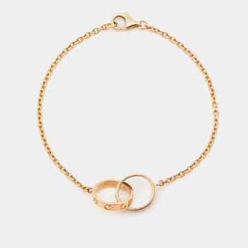 推荐Cartier Love Interlocking Loops 18k Rose Gold Bracelet商品